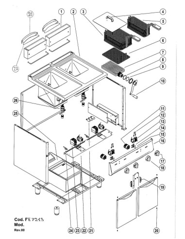 Pièces détachées GIORIK FE7213 Annee 0 