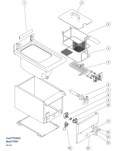 Pièces détachées GIORIK FTR6F Annee 0 