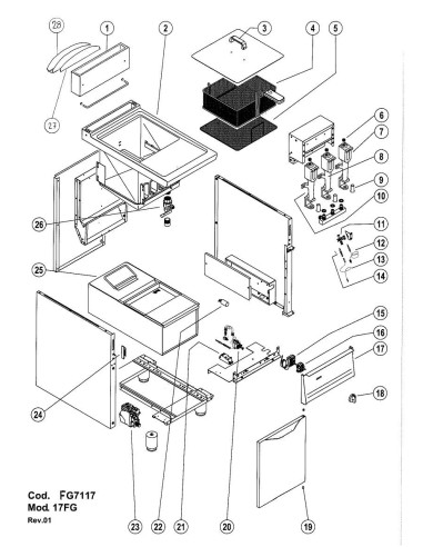 Pièces détachées GIORIK 17FG Annee 0 