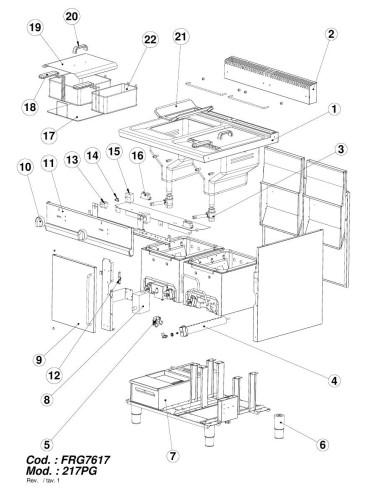 Pièces détachées GIORIK 217PG Annee 0 