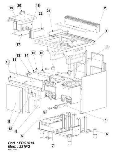 Pièces détachées GIORIK 231PG Annee 0 