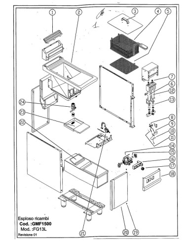 Pièces détachées GIORIK FG13L Annee 0 