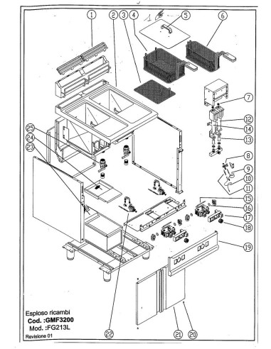 Pièces détachées GIORIK FG213L Annee 0 