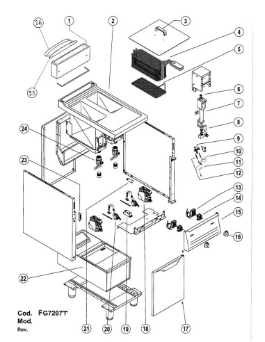 Pièces détachées GIORIK FG7207T Annee 0 