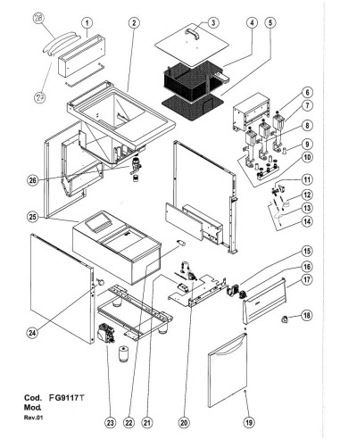 Pièces détachées GIORIK FG9117T Annee 0 