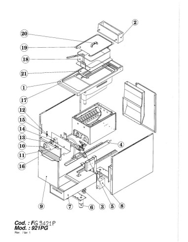 Pièces détachées GIORIK FG9421P Annee 0 