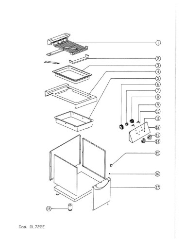 Pièces détachées GIORIK GL72GE Annee 0 