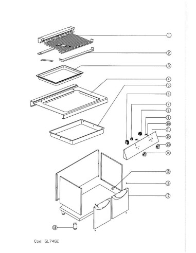 Pièces détachées GIORIK GL74GE Annee 0 