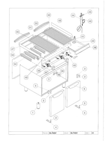 Pièces détachées GIORIK GL74GV Annee 0 