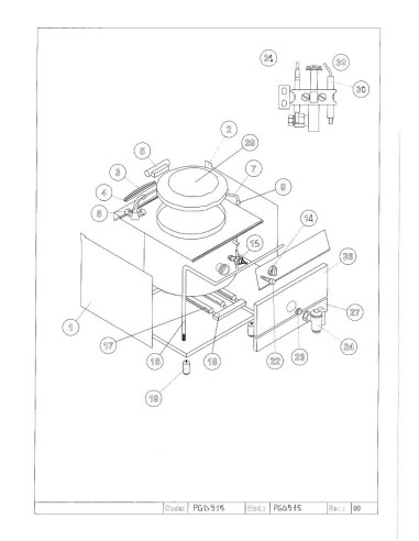 Pièces détachées GIORIK PGD915 Annee 0 