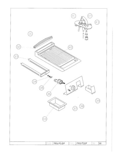 Pièces détachées GIORIK FRG72GF Annee 0 