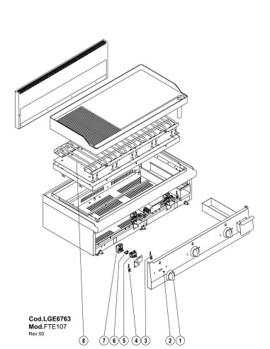 Pièces détachées GIORIK FTE107 Annee 0 