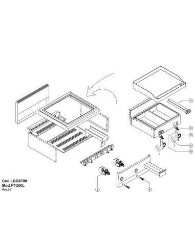 Pièces détachées GIORIK FTG66L Annee 0 