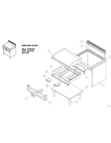 Pièces détachées GIORIK FTG781 Annee 0 