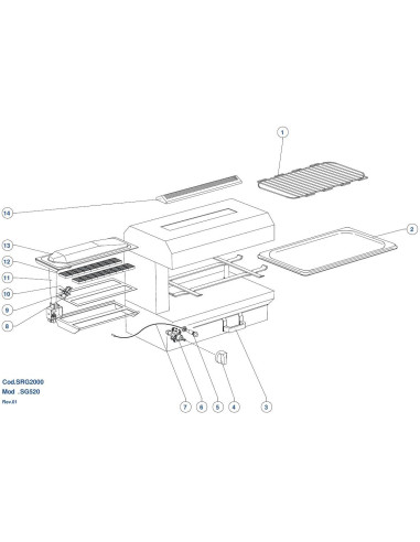 Pièces détachées GIORIK SG520 Annee 0 