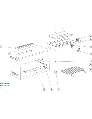 Pièces détachées GIORIK SG608 Annee 0 