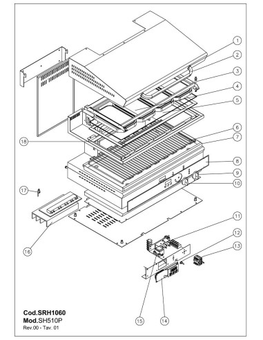 Pièces détachées GIORIK SH510P Annee 0 