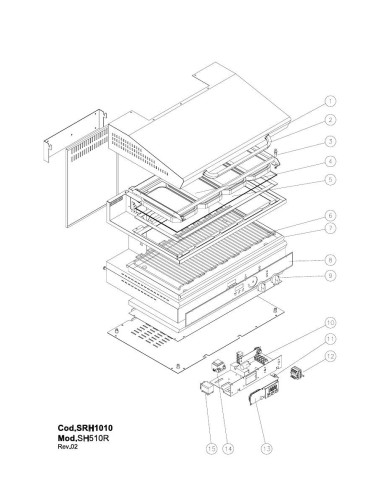 Pièces détachées GIORIK SH510R Annee 0 