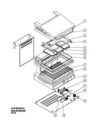 Pièces détachées GIORIK SH520GM Annee 0 