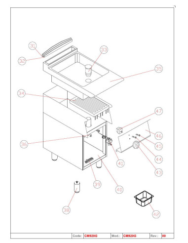 Pièces détachées GIORIK CM920G Annee 0 