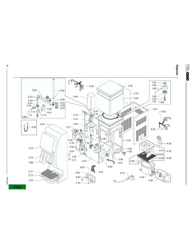 Pièces détachées GBG EASYCOLD Annee 01-2003 