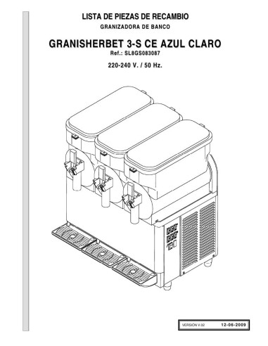 Pièces détachées GBG GRANISHERBET 3-S3 CE Annee 06-2009 