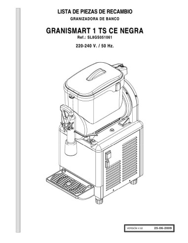 Pièces détachées GBG GRANISMART 1 TS CE Annee 06-2009 