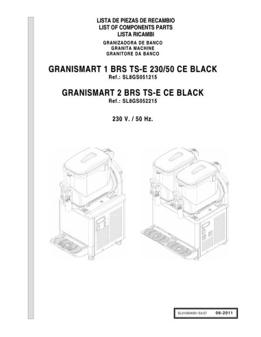 Pièces détachées GBG GRANISMART BRS 1 E 2 Annee 06-2011 