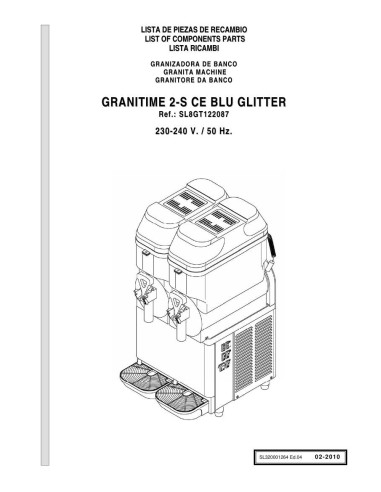 Pièces détachées GBG GRANITIME 2-S CE Annee 02-2010 