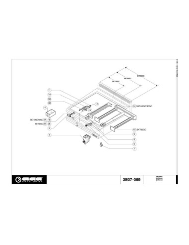 Pièces détachées GIGA SKT60GC Annee 01-2005 