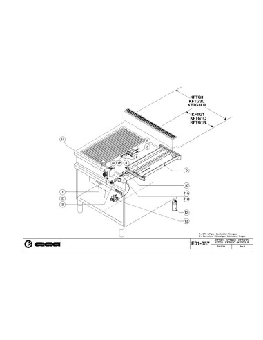 Pièces détachées GIGA KFTG1C Annee 07-2001 