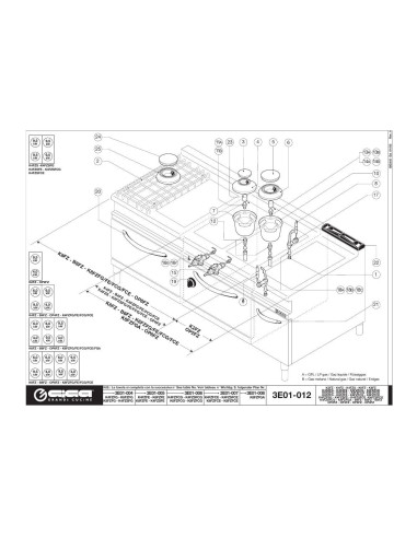 Pièces détachées GIGA K4FZSFE Annee 01-2005 