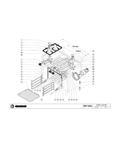 Pièces détachées GIGA CCG120E Annee 07-2001 