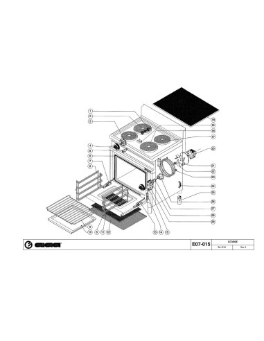 Pièces détachées GIGA CCV80E Annee 07-2001 