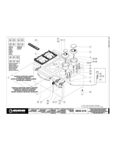 Pièces détachées GIGA C6FZFCG Annee 01-2005 