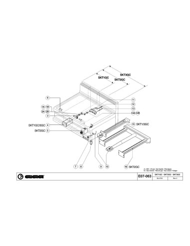 Pièces détachées GIGA SKT3GC Annee 07-2001 