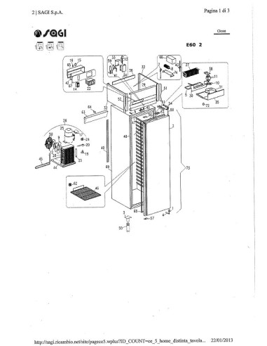 Pièces détachées GIGA E60 Annee 1999 