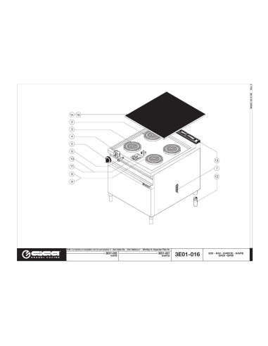 Pièces détachées GIGA K4VFCE Annee 01-2005 