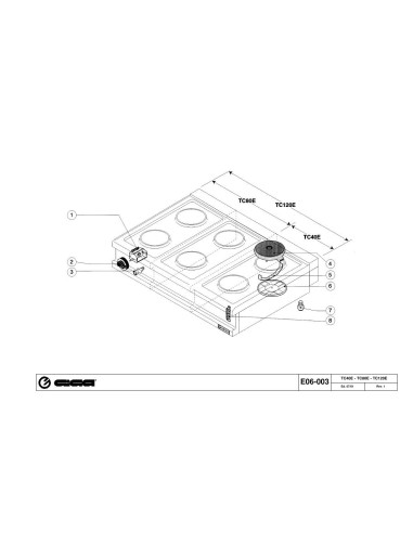 Pièces détachées GIGA TC120E Annee 07-2001 