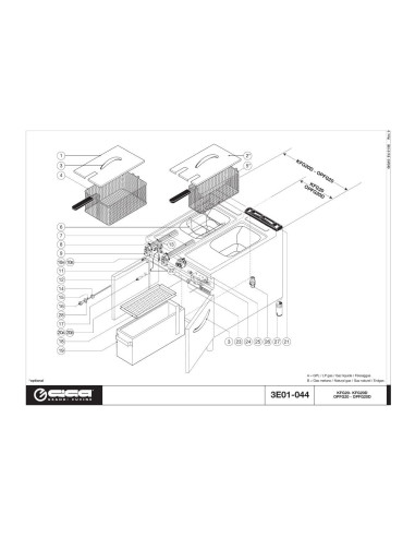 Pièces détachées GIGA OPFG20D Annee 01-2005 