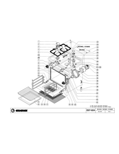 Pièces détachées GIGA SKC80G Annee 07-2001 