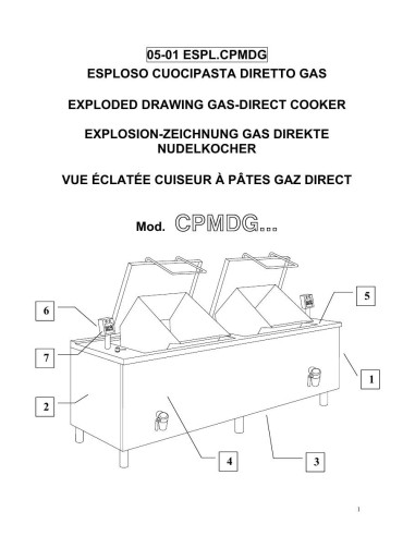 Pièces détachées GIGA CPMDG Annee 0 REV0501 