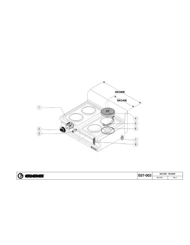 Pièces détachées GIGA SKC80E Annee 07-2001 