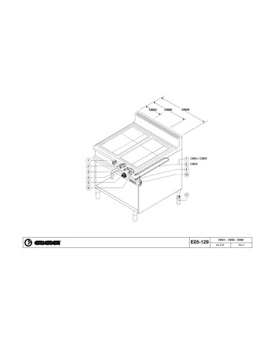 Pièces détachées GIGA CBE4 Annee 07-2001 