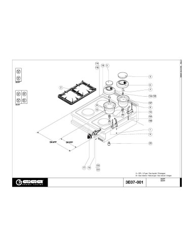 Pièces détachées GIGA SK4FP Annee 01-2005 