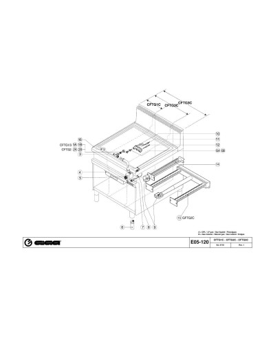 Pièces détachées GIGA CFTG2C Annee 07-2001 