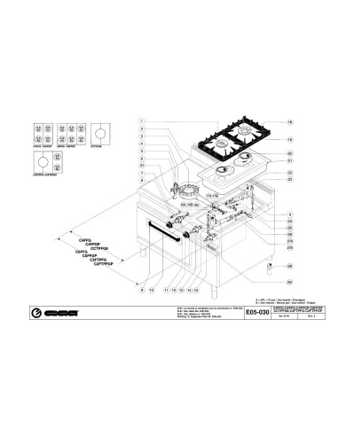 Pièces détachées GIGA C4FFGP Annee 07-2001 