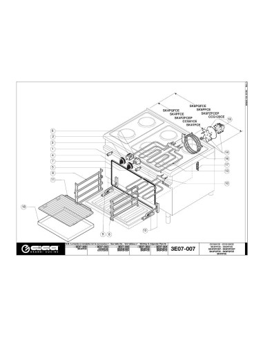 Pièces détachées GIGA SK4VFCE Annee 01-2005 