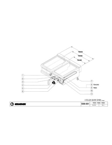 Pièces détachées GIGA TB60E Annee 07-2001 