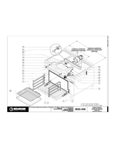 Pièces détachées GIGA C4FZFCG Annee 01-2005 